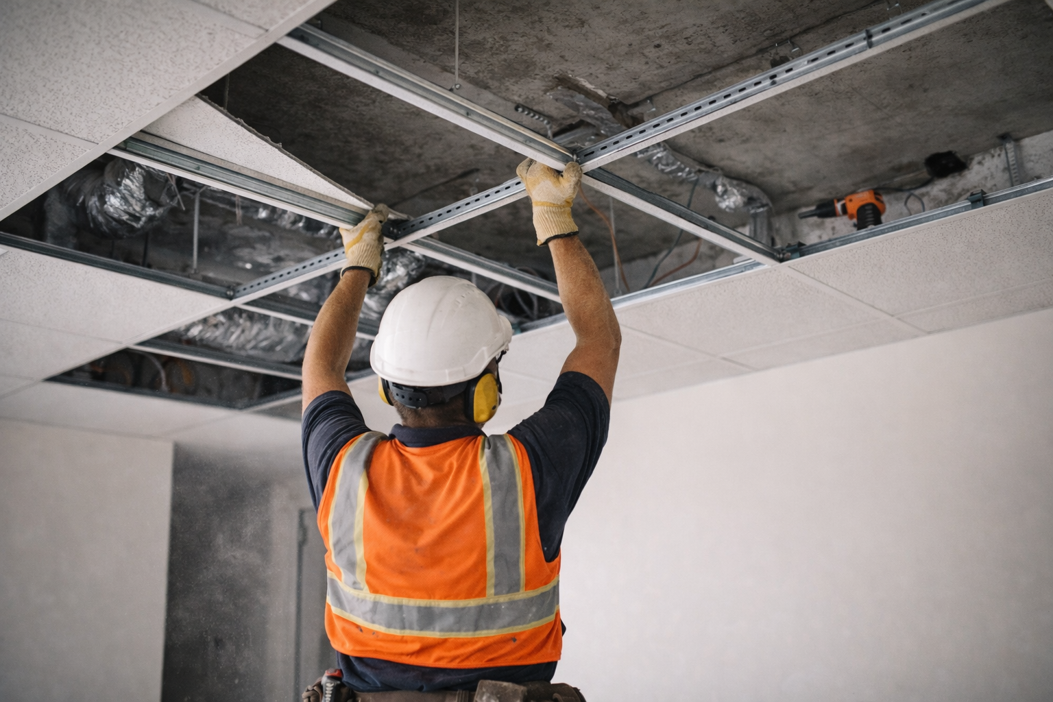 Demontaż sufitów i przygotowanie pod remont